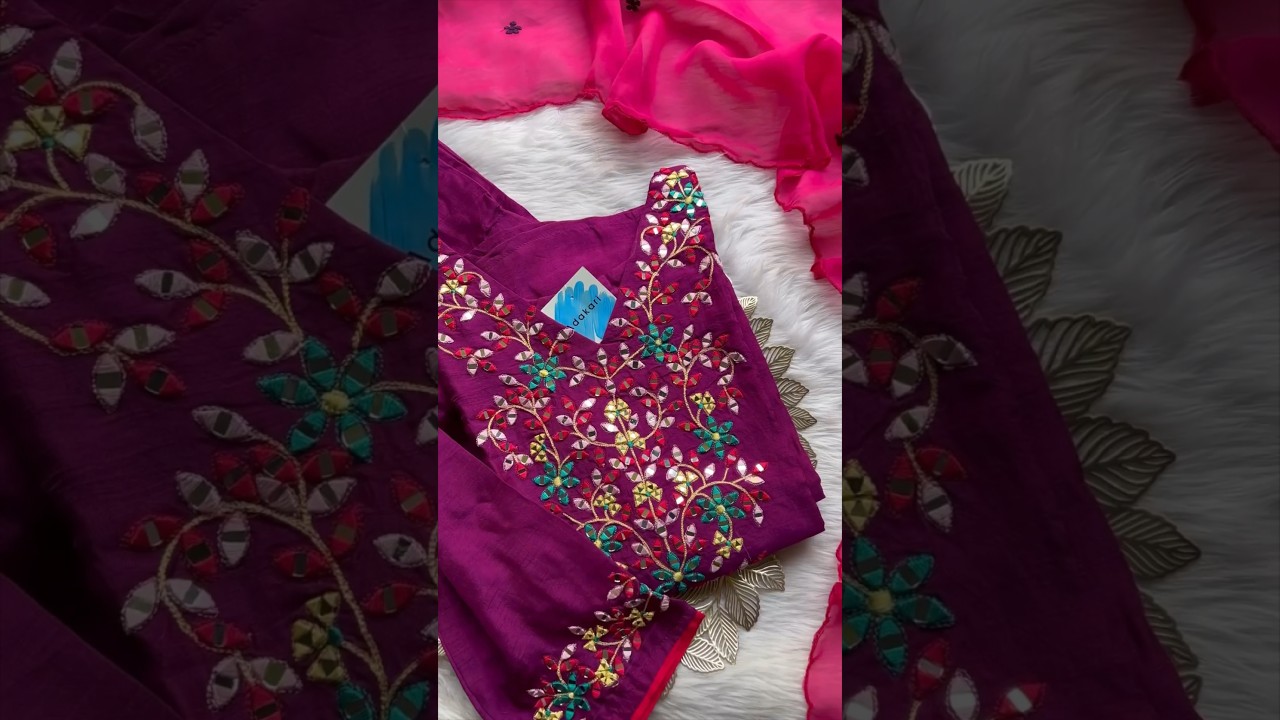 Festive wear handwork kurta set | suit set | kurti set 