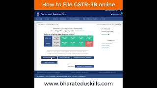 How to file GSTR 3B online | GSTR 3B filing Step by Step | screenshot 5