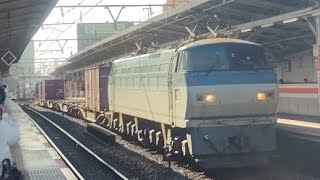 EF66 131+コキ 2066レ 南浦和駅通過シーン
