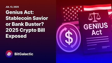 Genius Act: Stablecoin Savior or Bank Buster? 2025 Crypto Bill Exposed - BitGalactic News