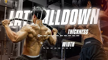 Kỹ Thuật LAT PULLDOWN Hoàn Hảo Cho Cơ Lưng Dày và Rộng | T3KT