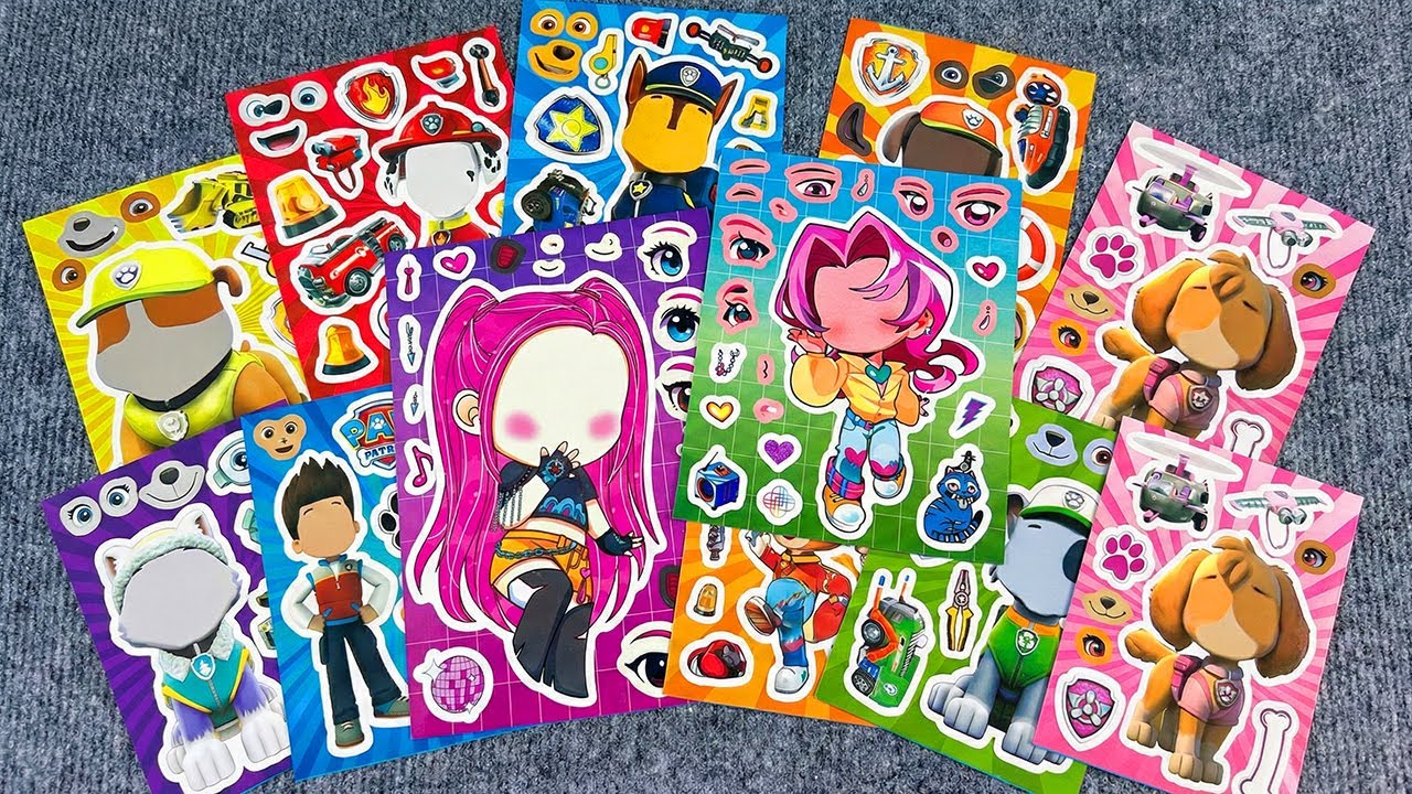 187Minutes Satisfying💥Decorate Sticker Book with Paw Patrol Ultimate Rescue 3D x  KPOP DEMON HUNTERS