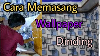 How to make wallpaper glue | how to install wall wallpaper | how to install a custom wallpaper