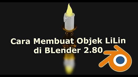 BLender 2.80: Membuat Objek LiLin 3 Dimensi #blender