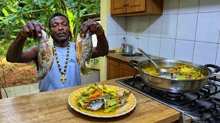 TURN  CORNMEAL IN COCONUT MILK WITH SNAPPER EPIC DISH