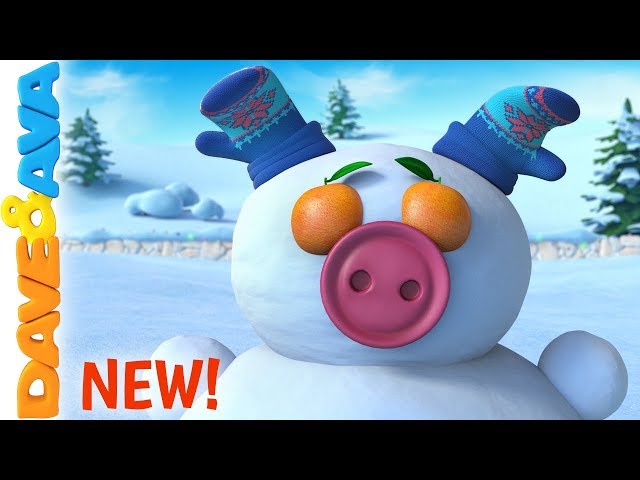 🐭 Roll, Roll, Roll the Ball  | Christmas Songs for Kids  | Baby Songs by Dave and Ava 🐭