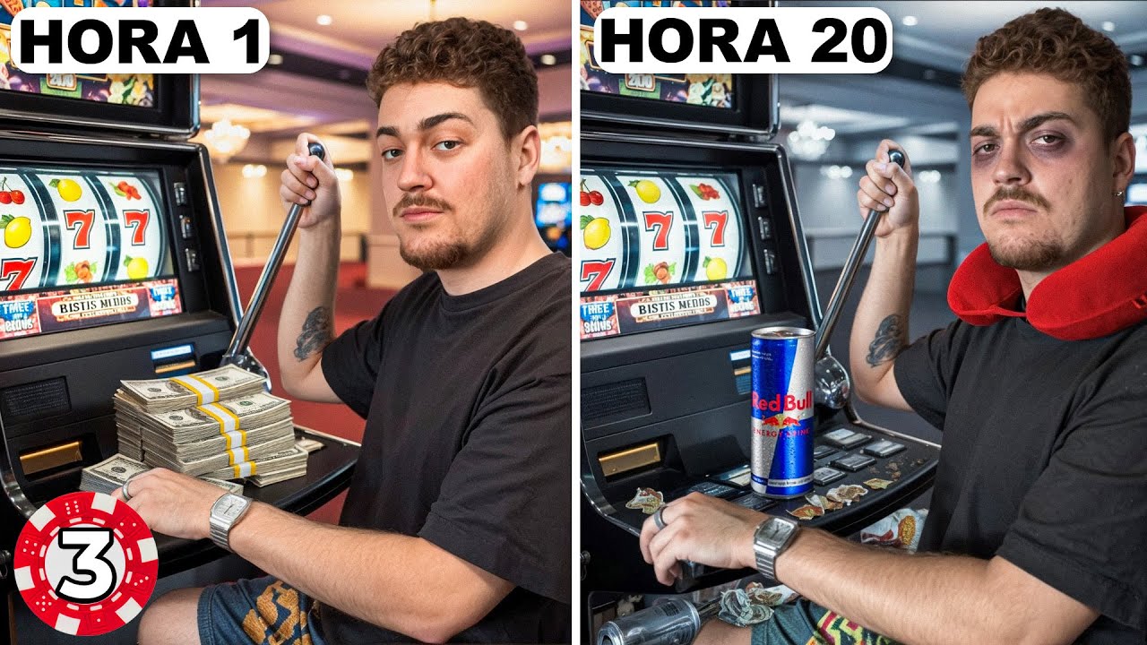 Sobreviví 5 días a base de Apuestas en las Vegas - Día 3