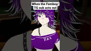 Dealing with a bratty Femboy/TG #vrchat #lgbtq #femboy