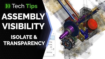 Adjust Assembly Visibility with Isolate and Transparency in Onshape - Tech Tip
