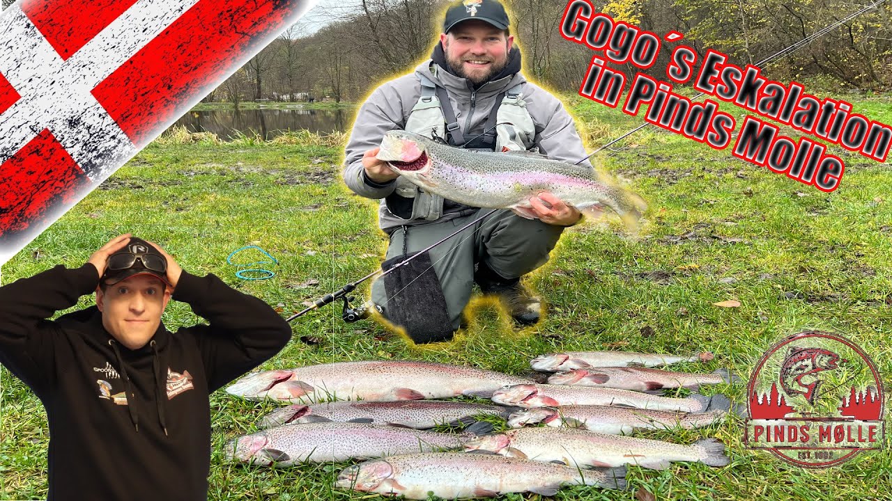 Ultra Light Angeln in Dänemark am Put and Take See  Pinds Molle