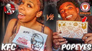 KFC VS POPEYES FOOD CHALLENGE!