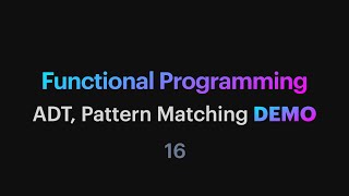 Famous Functional Programming - 16: ADT, Pattern Matching demo Wealth