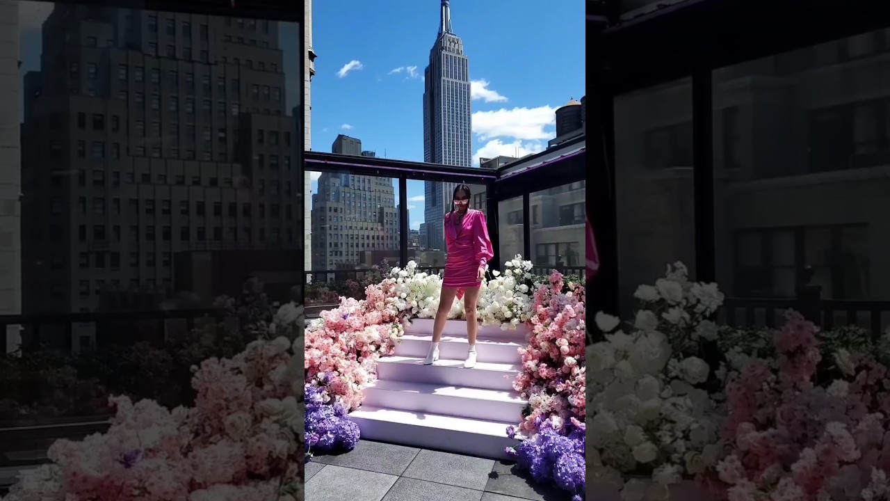 Blooming Summer Floral Dream 🎀🌸 | NYC Rooftop | Diane Lachhman 