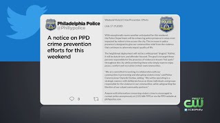 Philadelphia Police Stepping Up Presence In Crime Hot Spots This Weekend