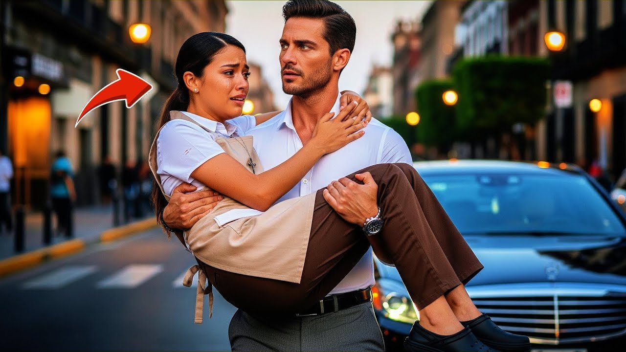 MILLONARIO SOCORRE MESERA CAÍDA EN LA CALLE SIN PODER MOVERSE Y LO QUE ELLA LE DICE LO CONMUEVE