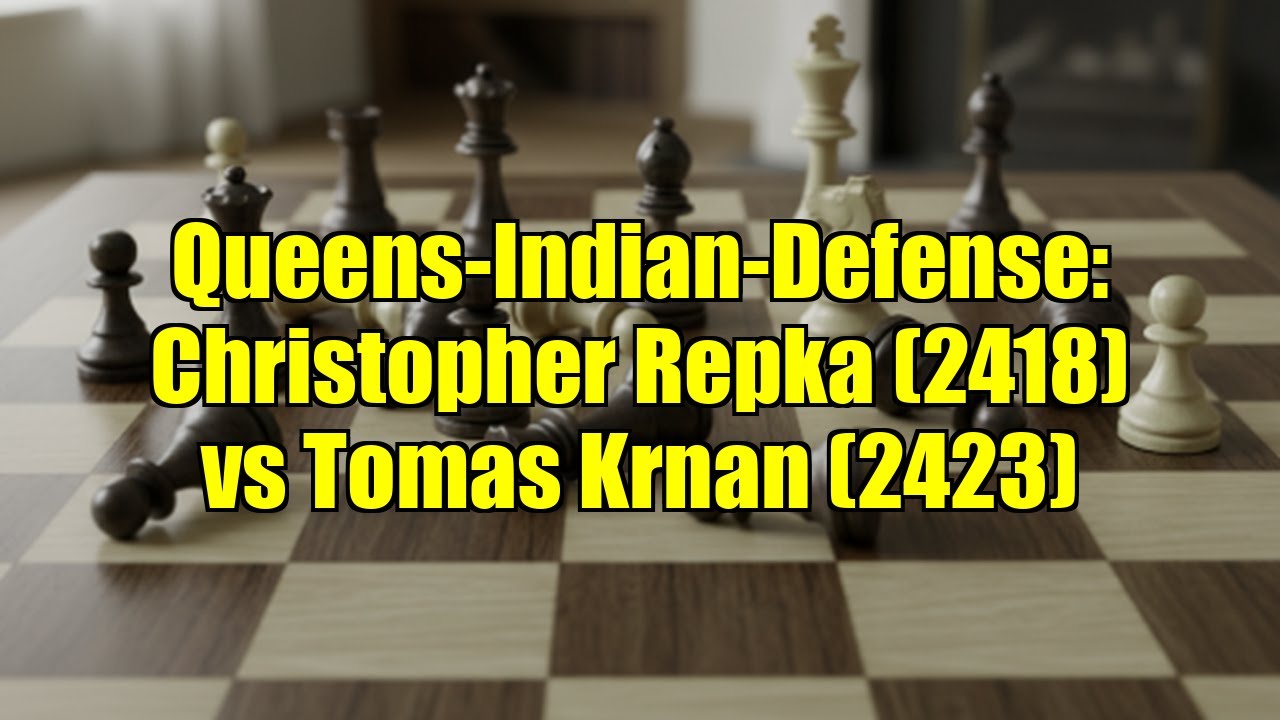 Queens-Indian-Defense: Christopher Repka (2418) vs Tomas Krnan (2423)