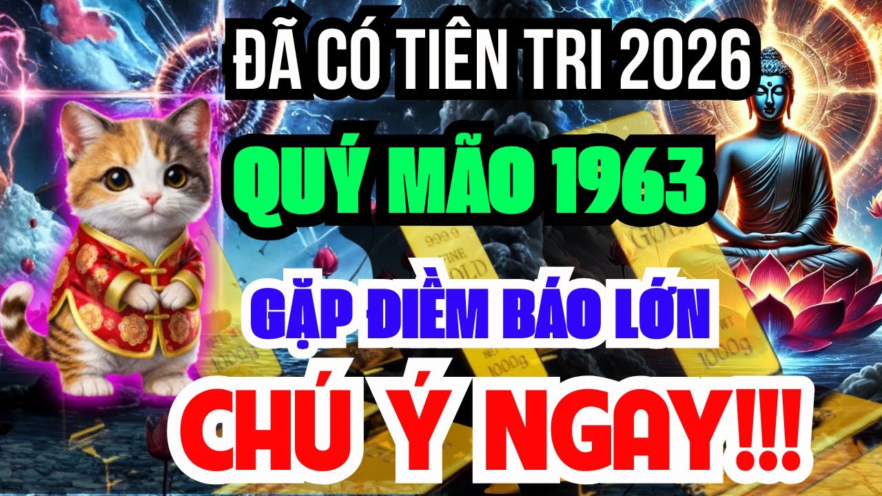 Sự Thật Động Trời Chỉ Tôi Dám Nói: Quý Mão 1963 Năm 2026 Gặp Điềm Báo Lớn, Không Xem Là Rất Phí