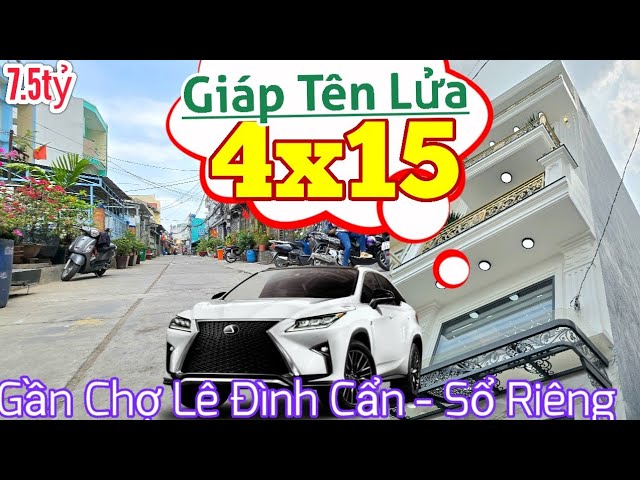 Anh Tư bán nhà Bình Tân 60m² 5 Phòng | Căn góc đường Lê Đình Cẩn gần KẾ TÊN LỬA