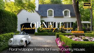 Floral Wallpaper Trends for French Country Houses