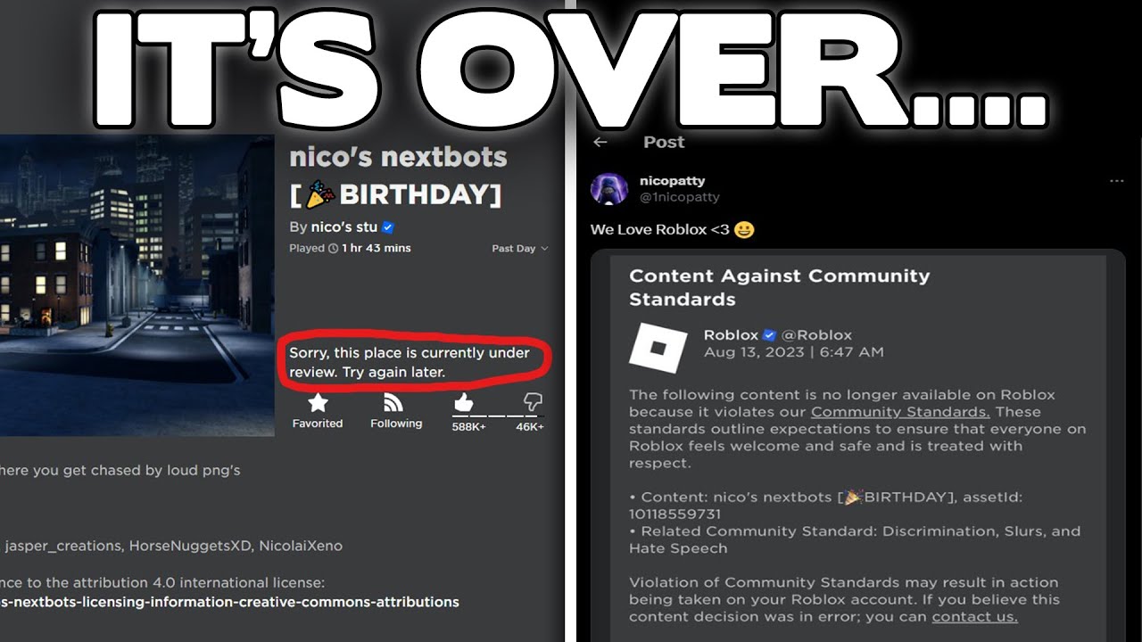 QUANDIE REMOVED / NICO'S NEXTBOTS / ROBLOX 