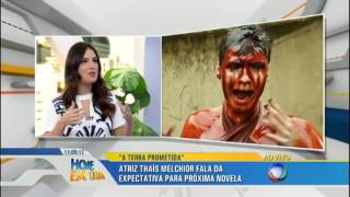 Thais Melchior, fala de sua personagem, Aruna, em 'A Terra Prometida'