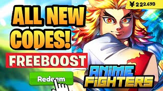 ALL NEW WORKING CODES FOR ANIME FIGHTERS SIMULATOR! ROBLOX ANIME FIGHTERS SIMULATOR CODES