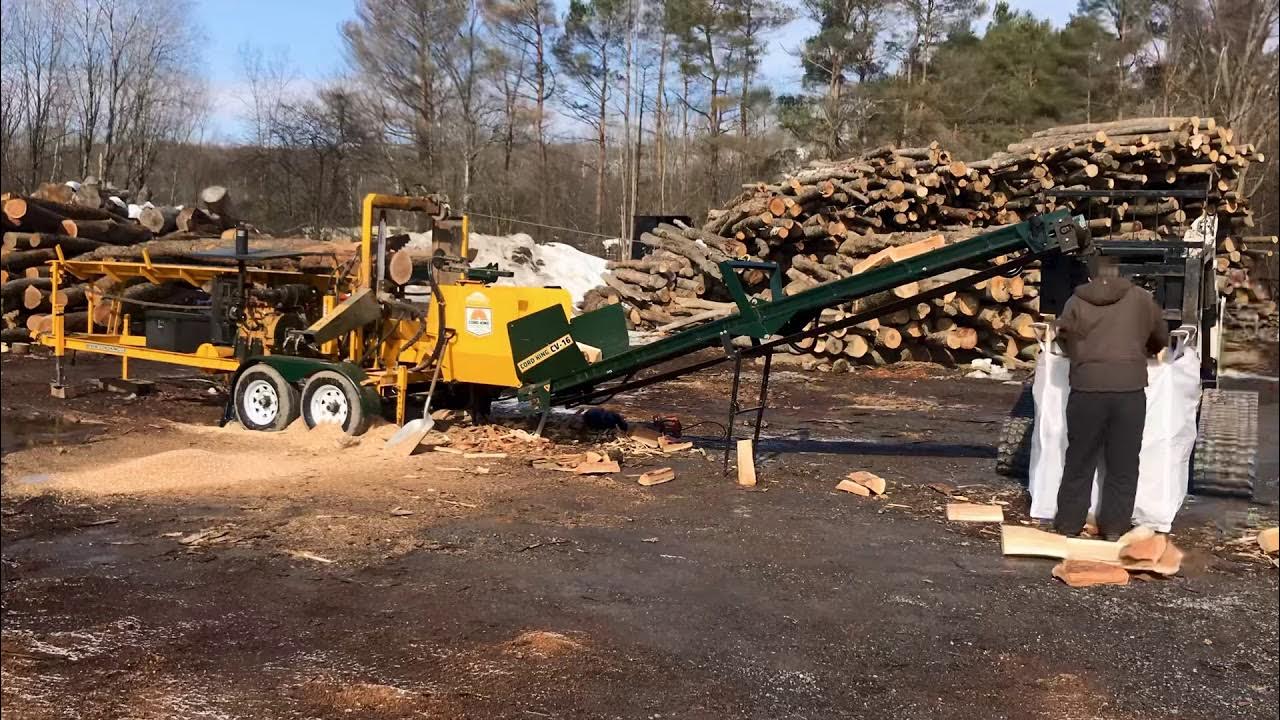 CORD KING Firewood Processor Time Lapse YouTube