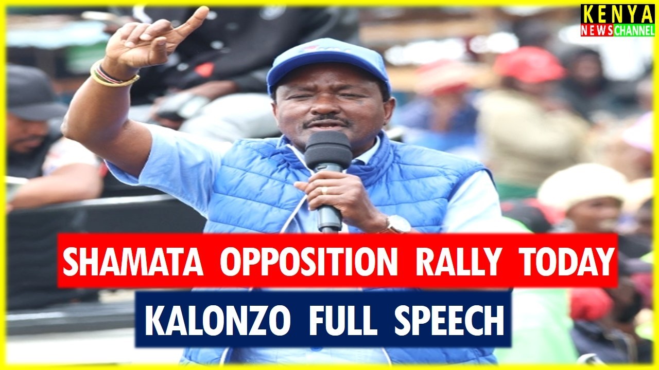 Калонзо в ударе, он разгромил Руто после сегодняшней церковной службы вместе с Матианги и Гачагуа...