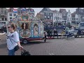 Street Organ/Draaiorgel in Leiden of tte 25.Draaiorgeldag.  Song: Geef mij maar je angst