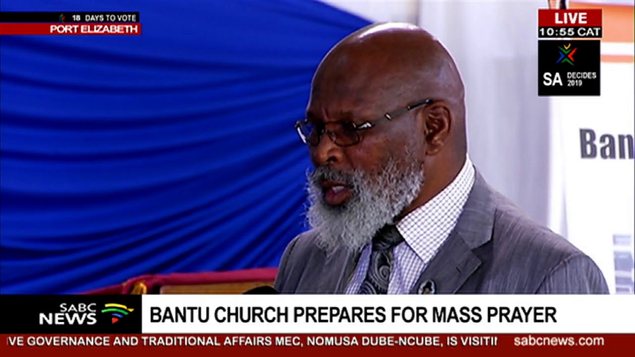Bantu Church prepares for mass prayer