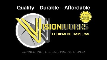 Connecting a Camera to a Case Pro700 monitor in a tractor