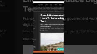 French govt is picking Linux over microsoft #india #viral #os #france #linux #data @IndiTech4u