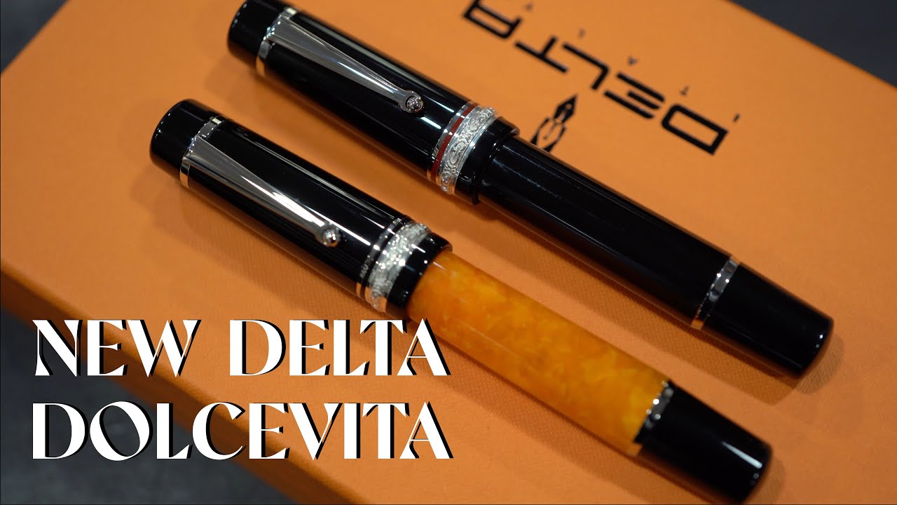 My NEW Delta Dolce Vita Oversize Fountain Pen 😍 - YouTube