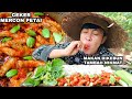 CEKER MERCON PETAI ,MAKAN DIKEBUN TAMBAH NIKMAT #mukbanglalapan #mukbang #asmr