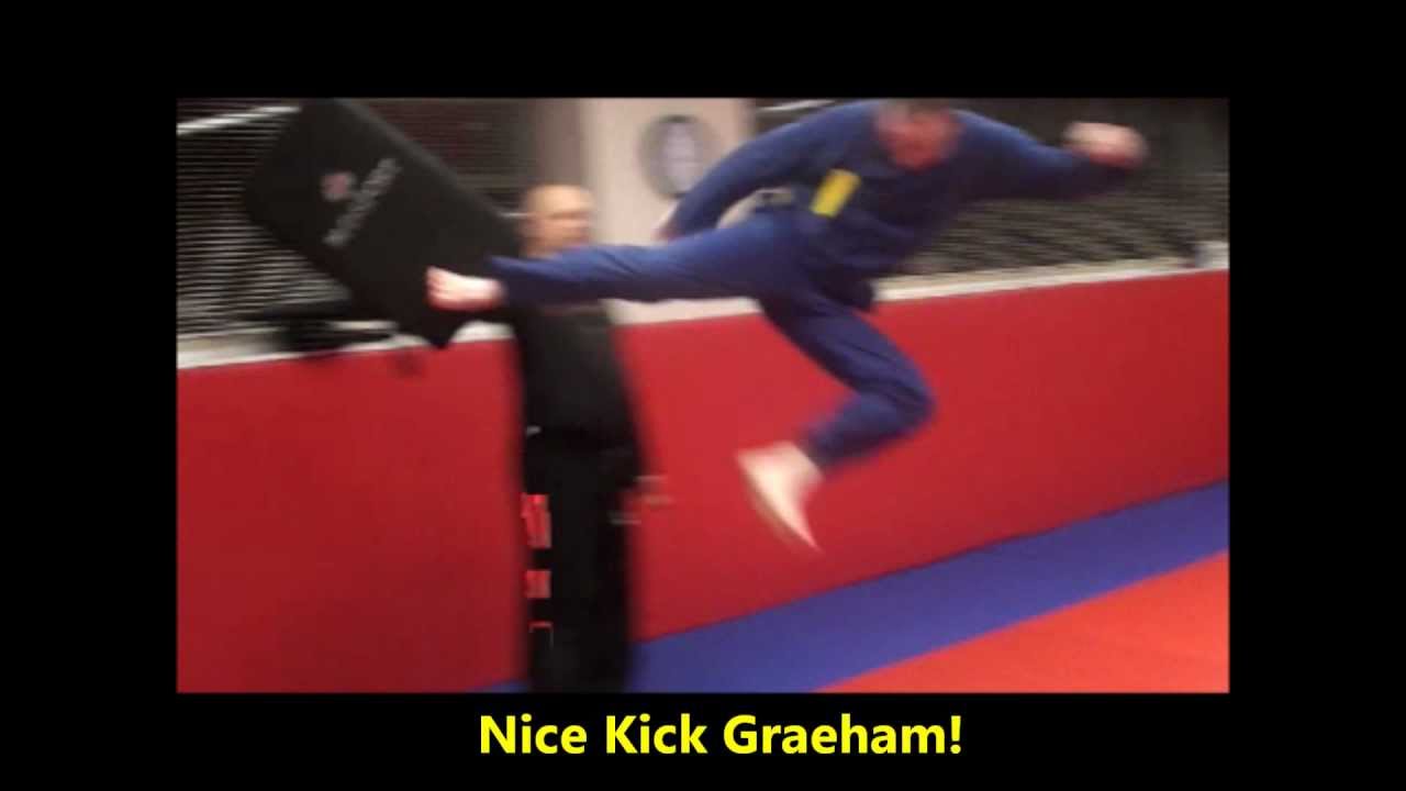 Awesome Flying Kicks From Students at Leaside Martial Arts School in Toronto, Ontario