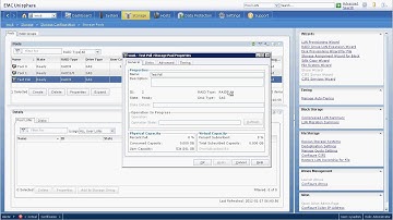 EMC VNX 5300 Storage Create new disk in Pool