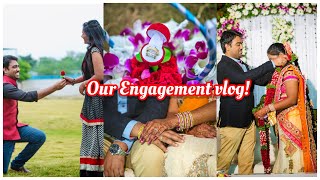 Our Engagement Vlog / My Wedding series / Poojitha Karthik