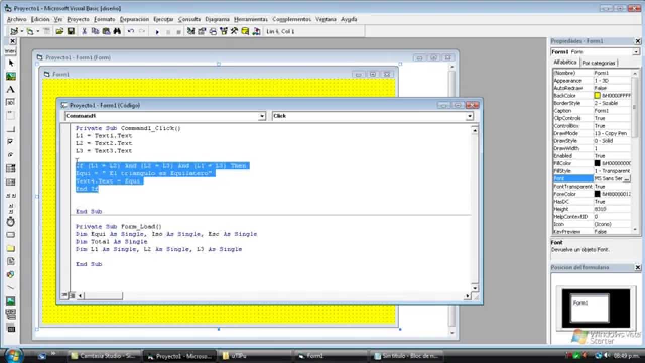 Tuto de VB 1 - YouTube
