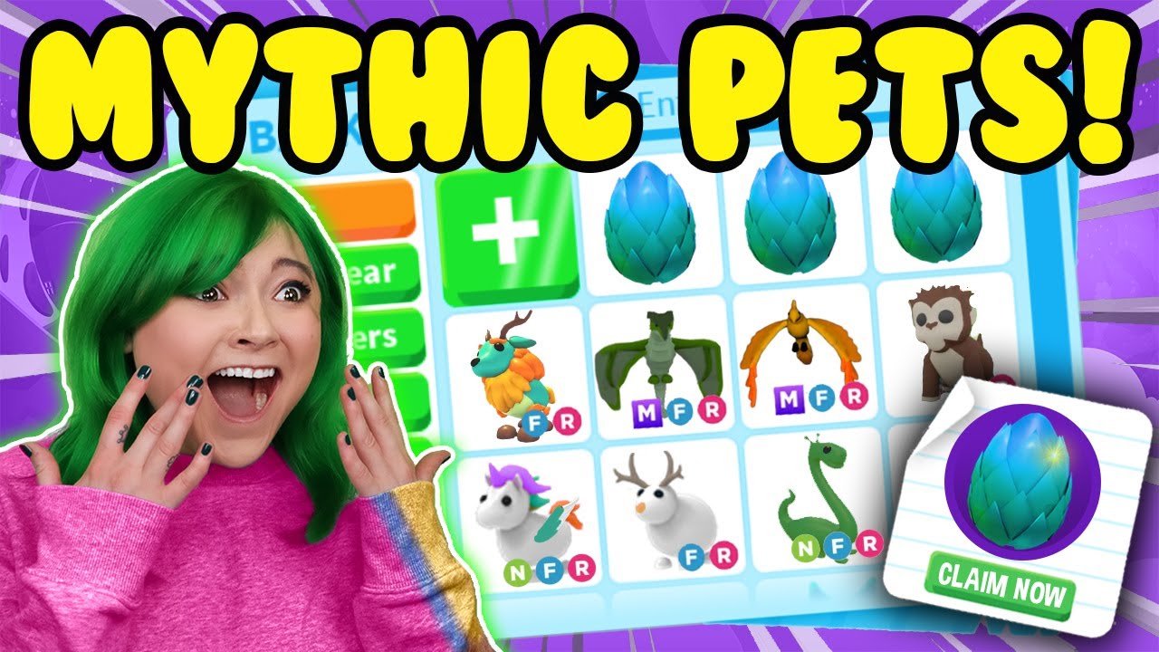 Every Mythic Egg Pet in Roblox Adopt Me!