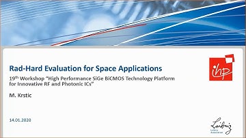 Space evaluation of two BiCMOS technologies SGB25RH and SG13RH