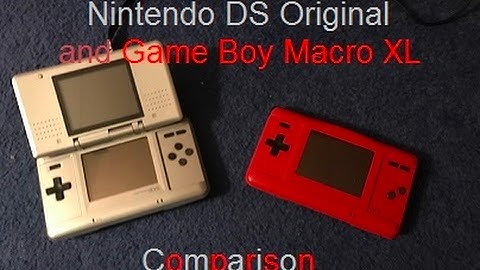 Nintendo DS Original (DS Phat) and Game Boy Macro XL (GBA DS Phat Mod) Comparison (ARCHIVED)
