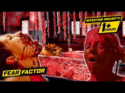 🫀🫁🧠🤮 Intestine INSANITY! 😱🤢 | 1+ Hour of GROSS Fear Factor FOOD Challenges! | Compilation