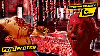 🫀🫁🧠🤮 Intestine INSANITY! 😱🤢 | 1  Hour of GROSS Fear Factor FOOD Challenges! | Compilation