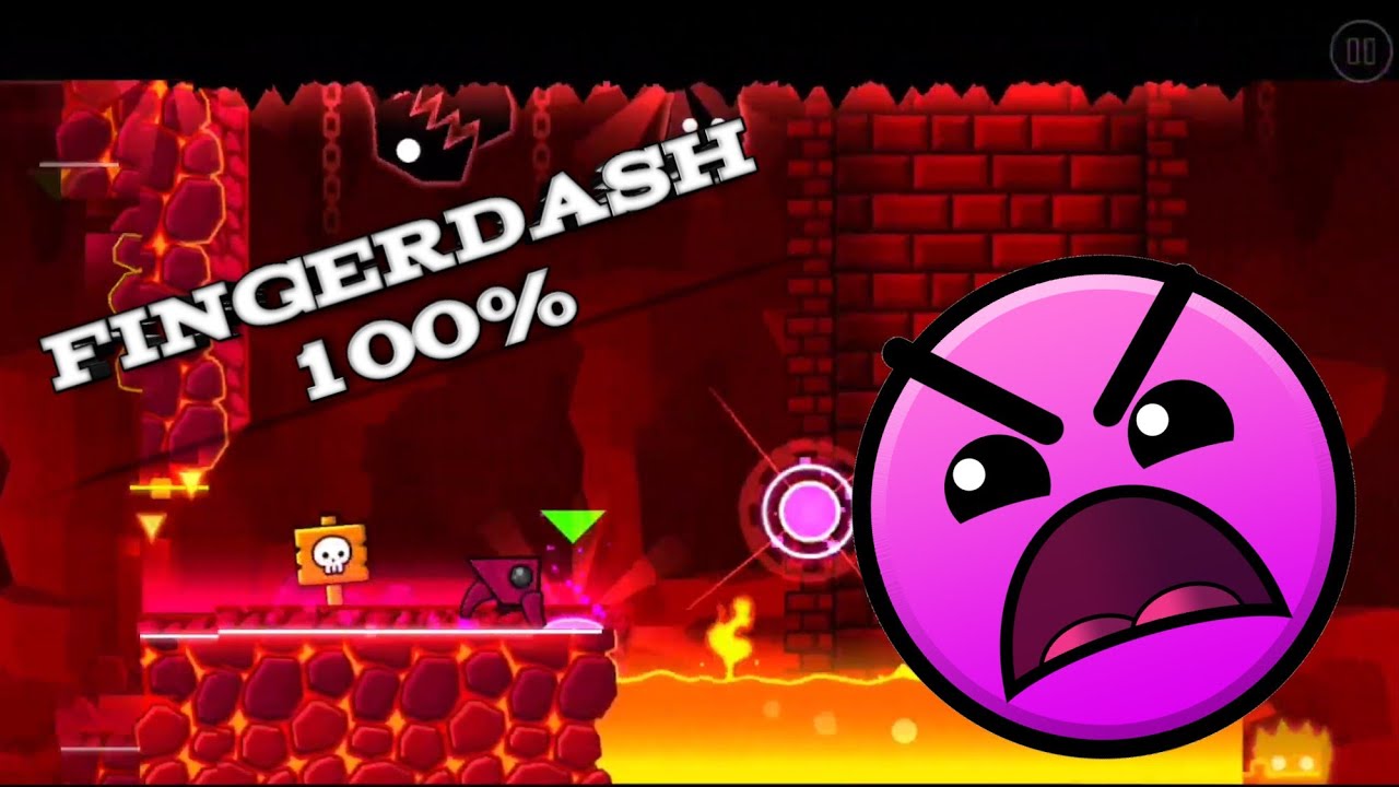 SOMOS ¿ARAÑAS? | GEOMETRY DASH | FINGERDASH 100% GG!! - YouTube
