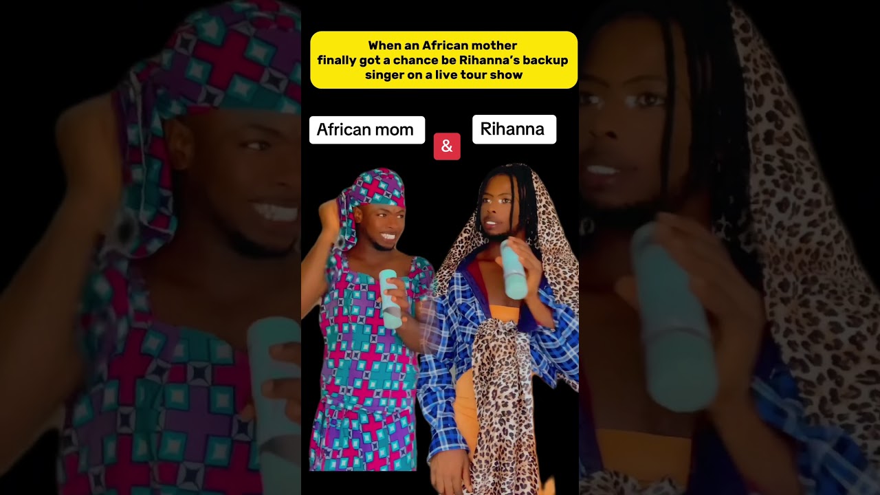 African mother finally meets Rihanna 🤣🤣🤣🤣