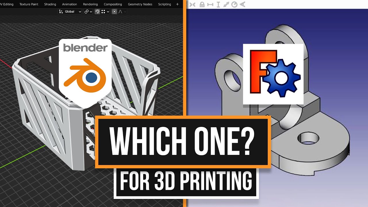 Which is better blender or FreeCAD?