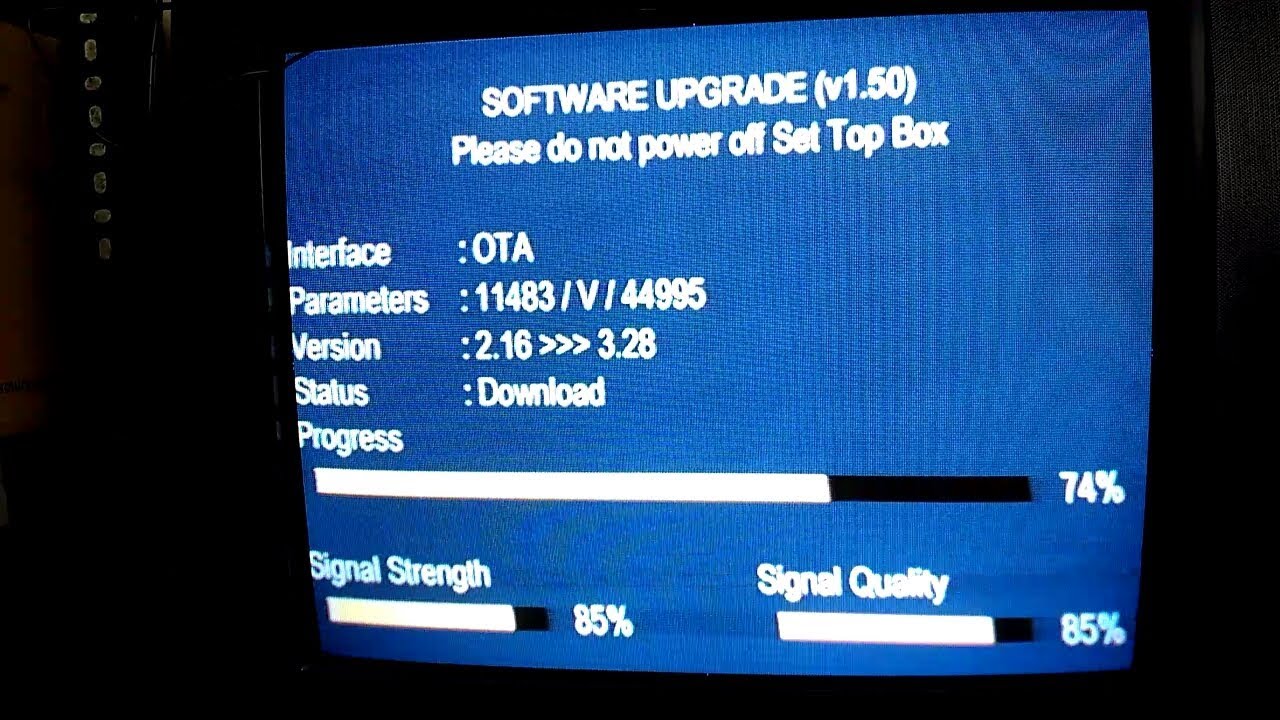 Dish tv new software updates for ST2 88E Satellite change