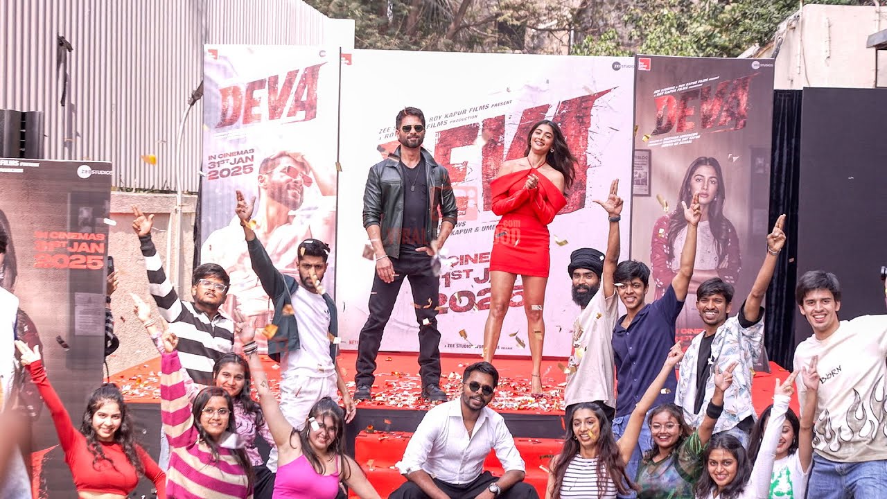 DEVA | Official Trailer | Shahid Kapoor, Pooja Hegde | 31st Jan 2025 | Launch Event