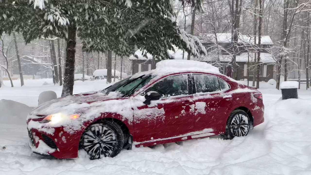 How Good Is Camry On Snow YouTube