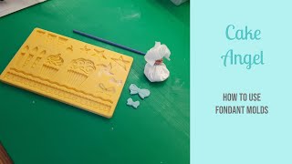 How to use silicone molds with fondant and gumpaste